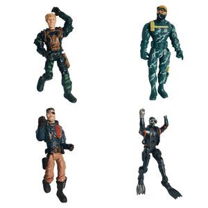 Lanard the Corps 3pc Action Figures + Chap Mei Aquaman Articulated Collectibles